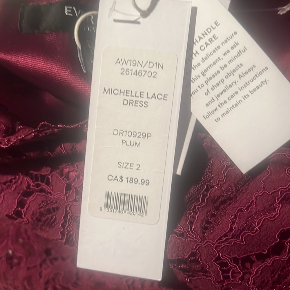 NWT Forever New Plum Purple Dress. - Picture 5 of 6